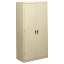 HON Assembled Storage Cabinet, 36w x 18 1/8d x 71 3/4h, Putty