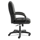 HON HVL131 Executive High-Back Chair, Supports Up to 250 lb, 18.5" to 22" Seat Height, Black