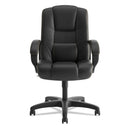 HON HVL131 Executive High-Back Chair, Supports Up to 250 lb, 18.5" to 22" Seat Height, Black