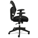 HON VL531 Mesh High-Back Task Chair with Adjustable Arms, Supports Up to 250 lb, 18" to 22" Seat Height, Black