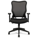 HON VL702 Mesh High-Back Task Chair, Supports Up to 250 lb, 18.5" to 23.5" Seat Height, Black