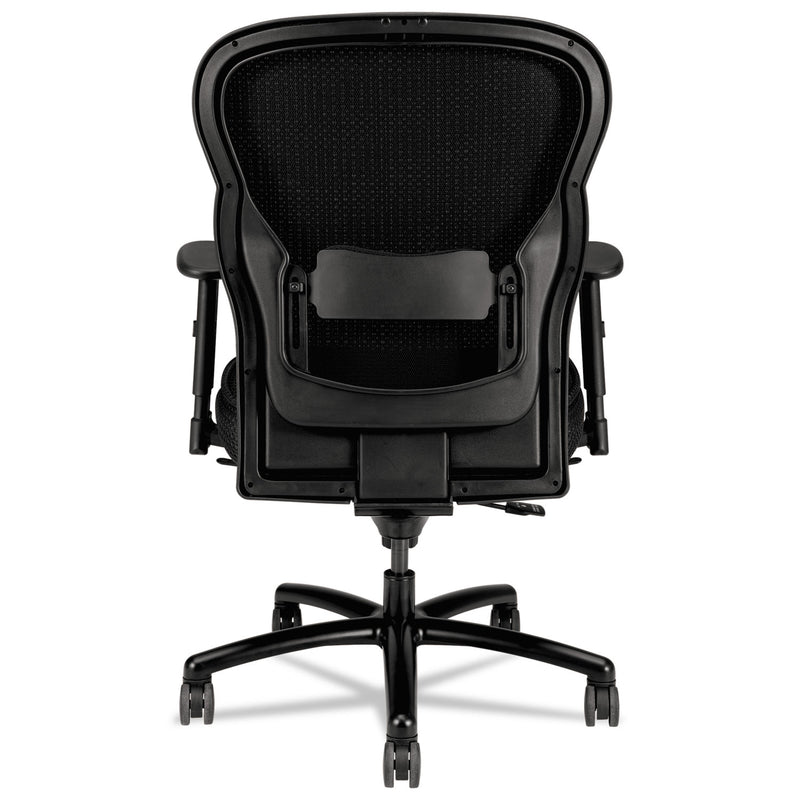HON Wave Mesh Big and Tall Chair, Supports Up to 450 lb, 19.25" to 22.25" Seat Height, Black
