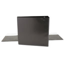 Universal Slant D-Ring View Binder, 3 Rings, 4" Capacity, 11 x 8.5, Black