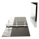 Universal Slant D-Ring View Binder, 3 Rings, 4" Capacity, 11 x 8.5, Black