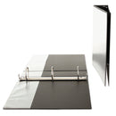 Universal Economy Round Ring View Binder, 3 Rings, 2" Capacity, 11 x 8.5, Black