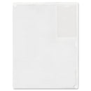 Advantus Kleer-File Poly Folder with ID Pocket, Letter Size, Transparent