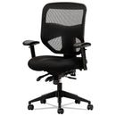 HON VL532 Mesh High-Back Task Chair, Supports Up to 250 lb, 17" to 20.5" Seat Height, Black