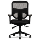 HON VL532 Mesh High-Back Task Chair, Supports Up to 250 lb, 17" to 20.5" Seat Height, Black