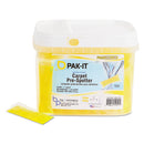 PAK-IT Carpet Pre-Spotter, Citrus Scent, 100 PAK-ITs/Tub, 4 Tubs/Carton