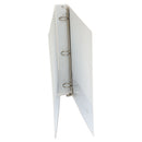 Universal Economy Round Ring View Binder, 3 Rings, 1" Capacity, 11 x 8.5, White