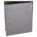 Universal Economy Round Ring View Binder, 3 Rings, 0.5" Capacity, 11 x 8.5, Black