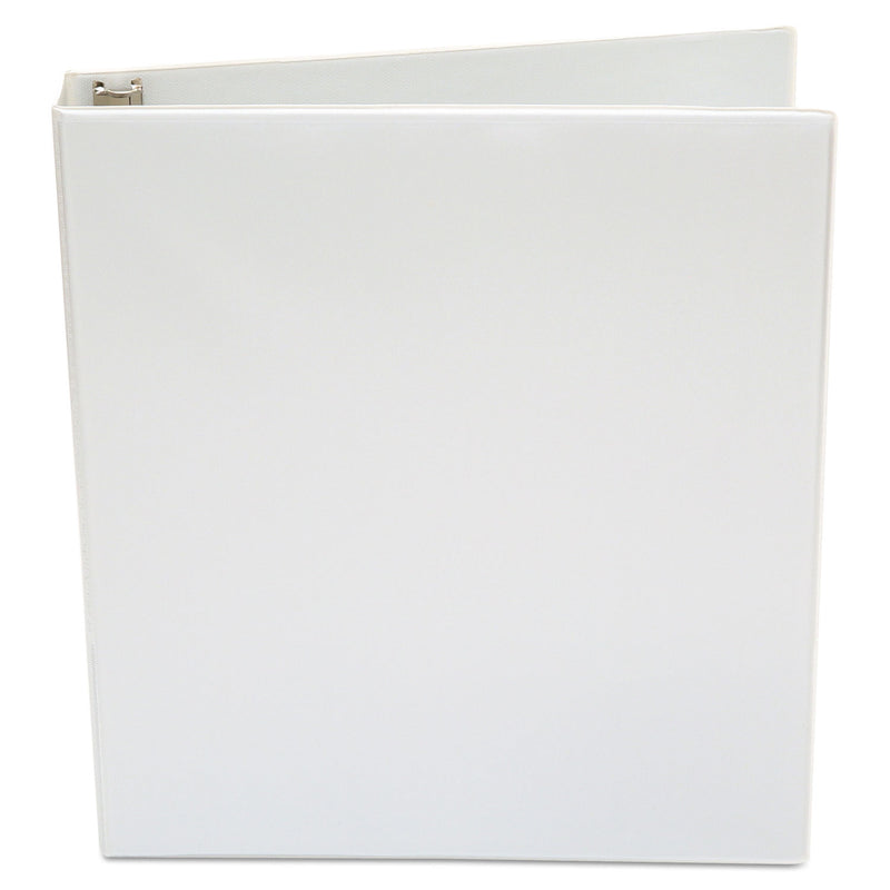 Universal Economy Round Ring View Binder, 3 Rings, 1" Capacity, 11 x 8.5, White