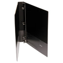 Universal Economy Round Ring View Binder, 3 Rings, 1" Capacity, 11 x 8.5, Black