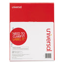 Universal Copier Mailing Labels, Copiers, 1 x 2.81, White, 33/Sheet, 100 Sheets/Box