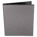 Universal Economy Round Ring View Binder, 3 Rings, 0.5" Capacity, 11 x 8.5, Black