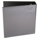 Universal Economy Round Ring View Binder, 3 Rings, 3" Capacity, 11 x 8.5, Black