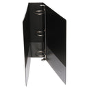 Universal Economy Round Ring View Binder, 3 Rings, 2" Capacity, 11 x 8.5, Black
