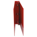 Universal Economy Non-View Round Ring Binder, 3 Rings, 1.5" Capacity, 11 x 8.5, Red