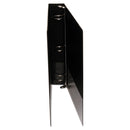 Universal Economy Non-View Round Ring Binder, 3 Rings, 1.5" Capacity, 11 x 8.5, Black