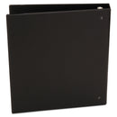 Universal Economy Non-View Round Ring Binder, 3 Rings, 1.5" Capacity, 11 x 8.5, Black