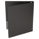 Universal Economy Non-View Round Ring Binder, 3 Rings, 0.5" Capacity, 11 x 8.5, Black