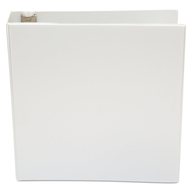 Office Impressions Economy Round Ring View Binder, 3 Rings, 2" Capacity, 11 x 8.5, White
