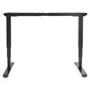 Alera AdaptivErgo 3-Stage Electric Height-Adjustable Table Base with Memory Controls, 48 to 72 w x 24 to 36d x 25 to 50.7h, Black