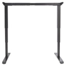 Alera AdaptivErgo 3-Stage Electric Height-Adjustable Table Base with Memory Controls, 48 to 72 w x 24 to 36d x 25 to 50.7h, Black