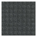 Crown Super-Soaker Wiper Mat with Gripper Bottom, Polypropylene, 46 x 72, Charcoal