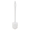 Rubbermaid Toilet Bowl Brush, 10" Handle, White