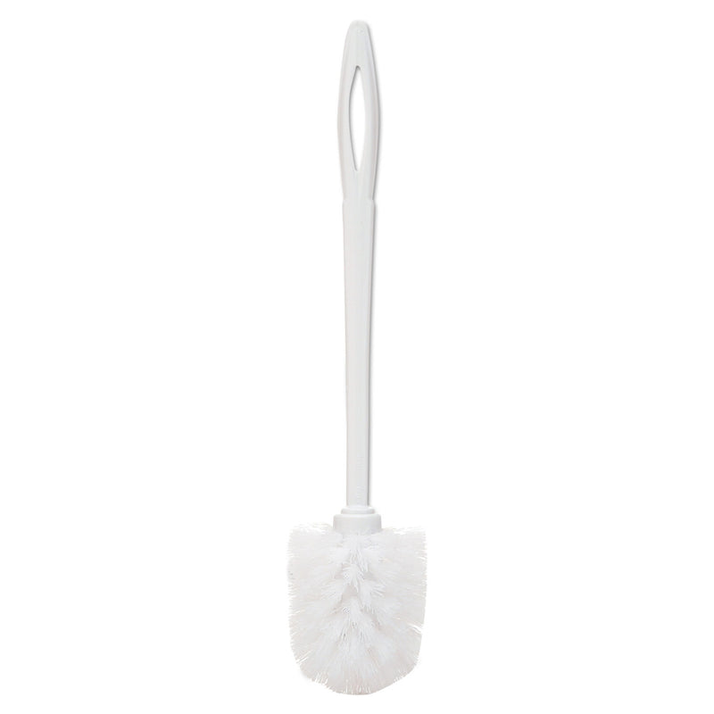 Rubbermaid Toilet Bowl Brush, 10" Handle, White