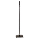 Rubbermaid Floor and Carpet Sweeper, 44" Handle, Black/Gray