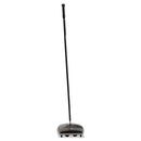 Rubbermaid Floor and Carpet Sweeper, 44" Handle, Black/Gray