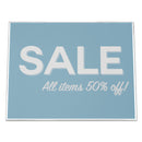 deflecto Classic Image Slanted Sign Holder, Landscaped, 11 x 8.5 Insert, Clear