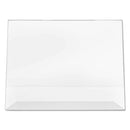 deflecto Classic Image Slanted Sign Holder, Landscaped, 11 x 8.5 Insert, Clear