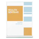 deflecto Superior Image Premium Green Edge Sign Holders, 8.5 x 11 Insert, Clear/Green