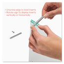 deflecto Superior Image Beveled Edge Sign Holder, Letter Insert, Clear/Green-Tinted Edges