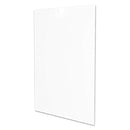 deflecto Superior Image Cubicle Sign Holder, 8.5 x 11 Insert, Clear