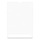 deflecto Superior Image Slanted Sign Holder, Portrait, 8.5 x 11 Insert, Clear
