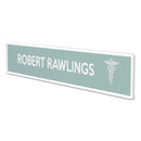 deflecto Superior Image Cubicle Nameplate Sign Holder, 8.5 x 2 Insert, Clear