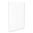 deflecto Superior Image Cubicle Sign Holder, 8.5 x 11 Insert, Clear