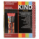KIND Plus Nutrition Boost Bar, Cranberry Almond and Antioxidants, 1.4 oz, 12/Box