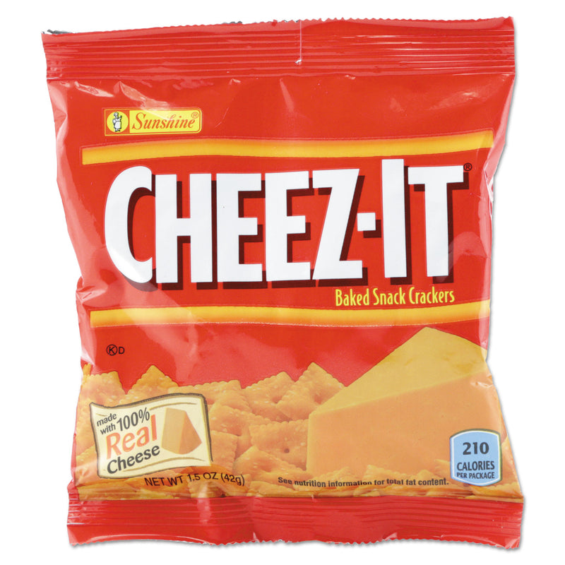 Sunshine Cheez-it Crackers, Original, 1.5 oz Pack, 45 Packs/Carton