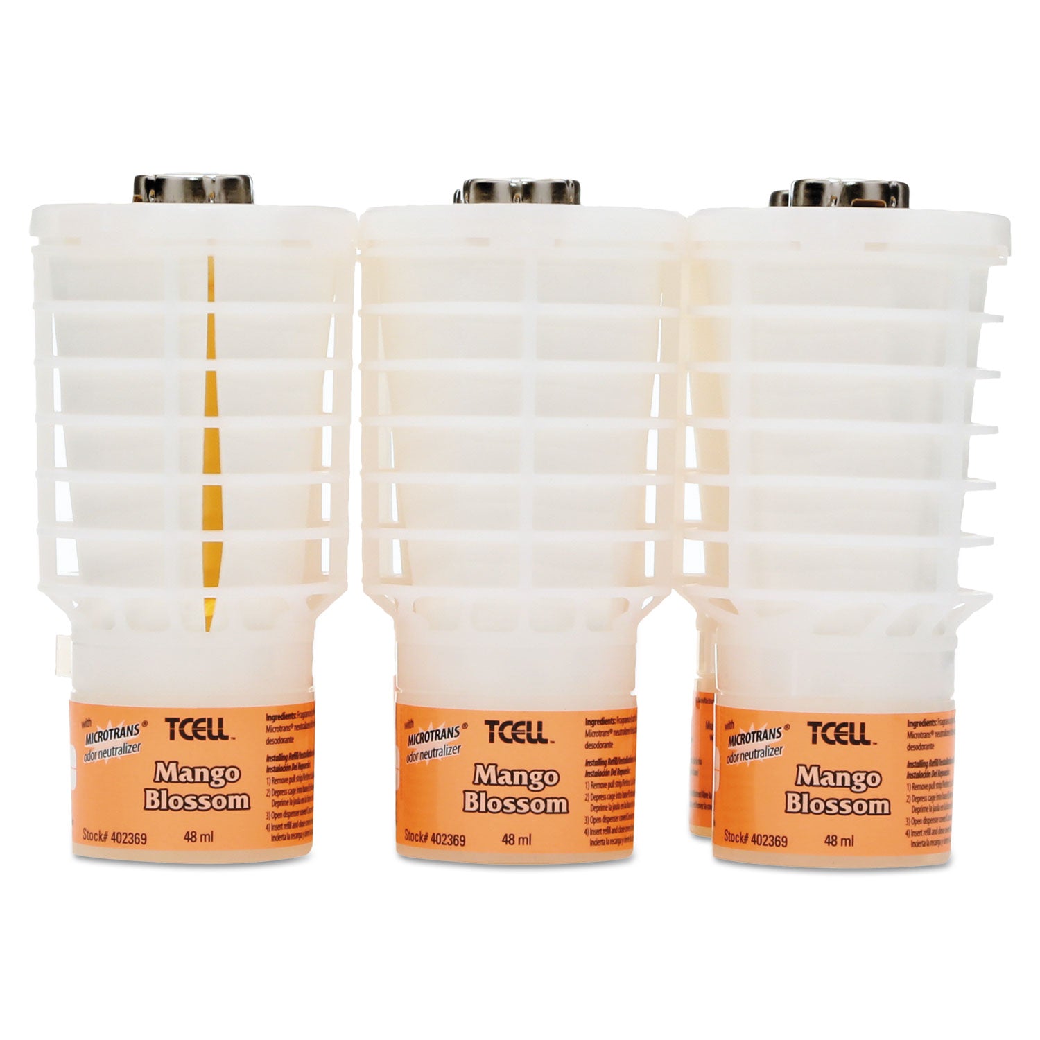 TCell Microtrans Odor Neutralizer Refill, Mango Blossom, 48 mL, 6 ...