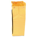 Rubbermaid Zippered Vinyl Cleaning Cart Bag, 24 gal, , 17.25" x 30.5", Yellow