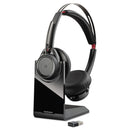 poly Voyager Focus UC Stereo Bluetooth Headset System with Active Noise Canceling