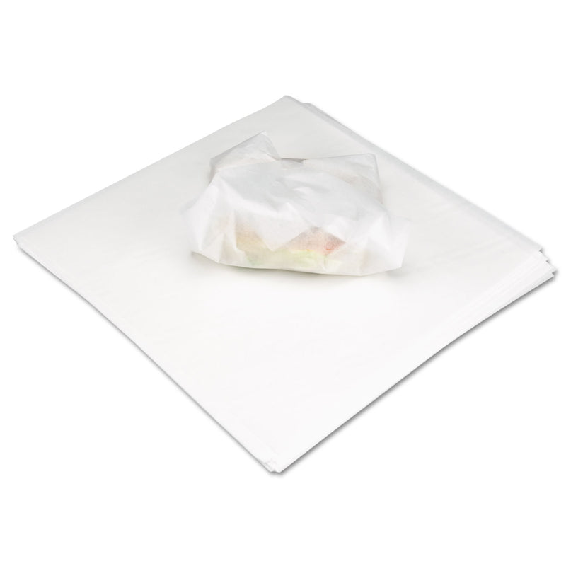 Marcal Deli Wrap Dry Waxed Paper Flat Sheets, 12 x 12, White, 1,000/Pack, 5 Packs/Carton