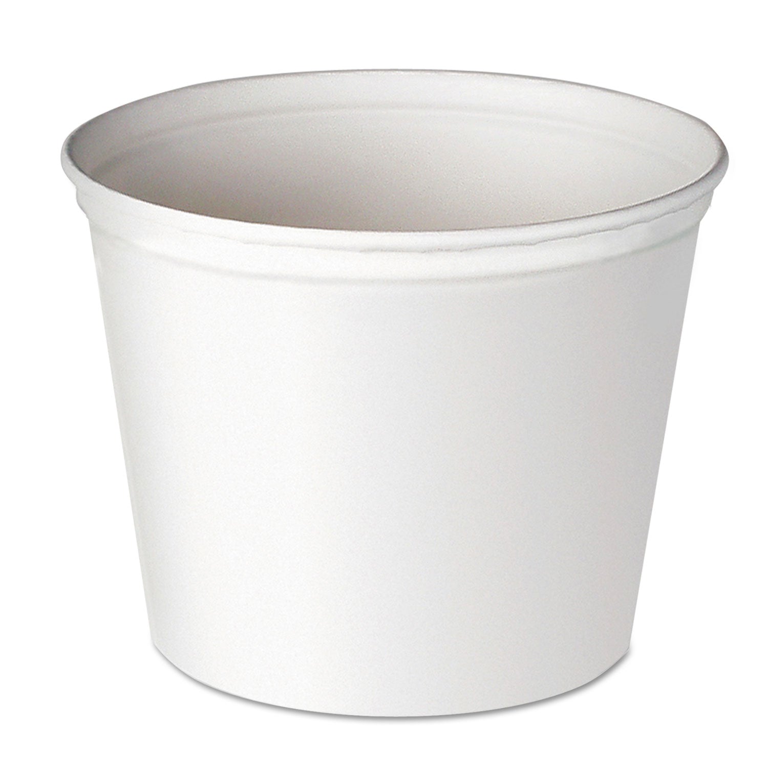 Double Wrapped Paper Bucket, Unwaxed, 165 oz, White, 100/Carton by Dart ...