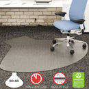 deflecto SuperMat Frequent Use Chair Mat, Medium Pile Carpet, 60 x 66, Workstation, Clear