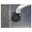 Master Caster Duet Dual Wheels, Grip Ring Type C Stem, 2" Soft Polyurethane Wheel, Matte Black, 5/Set